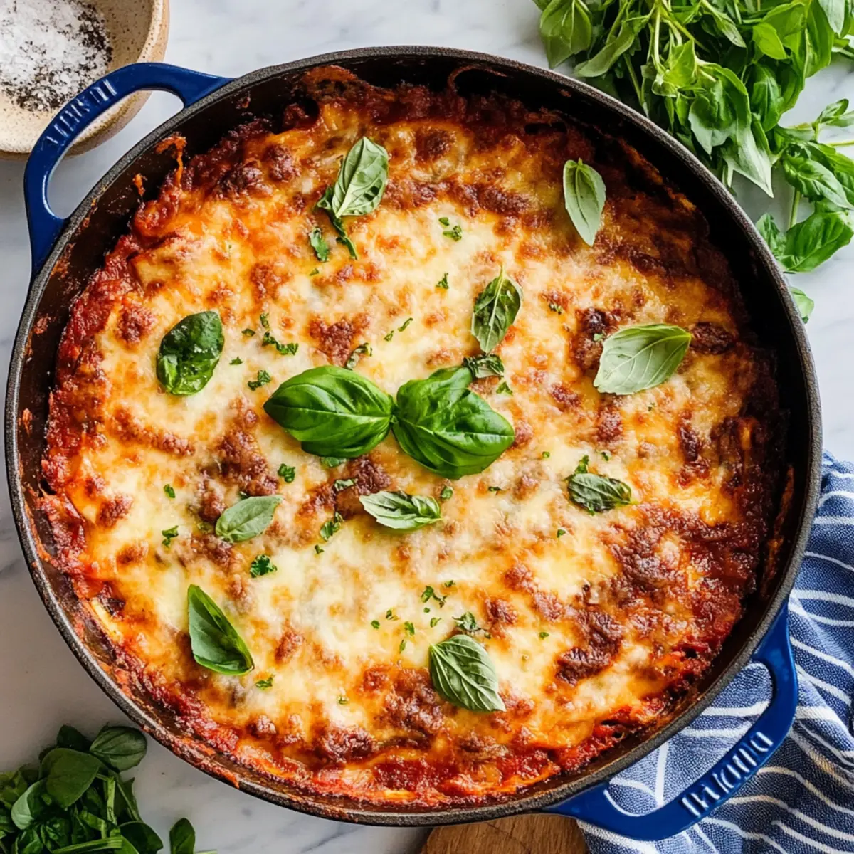 Dutch Oven Lasagna