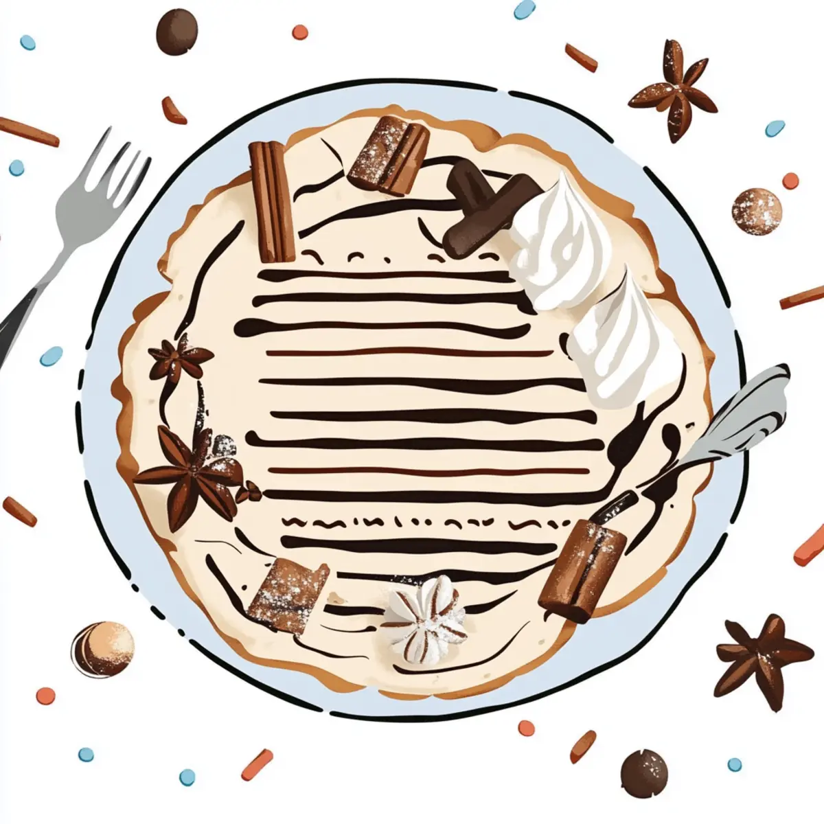 Indulge in Sweet Layers: Vanilla & Speculoos Crêpe Cake Delight 2 fdacktmkventqd7c4urg