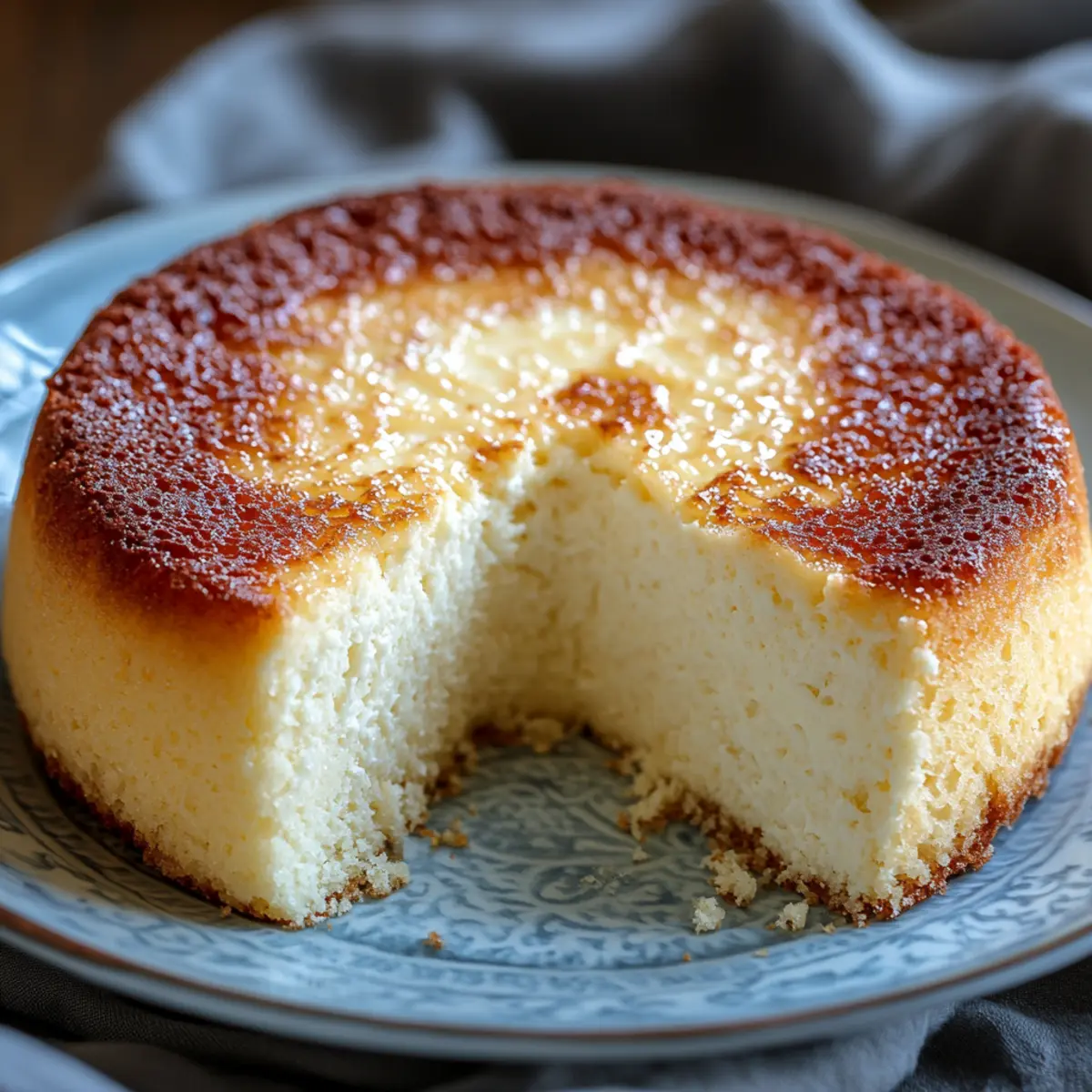 Indulgent 3 Ingredient Creamy Yogurt Cake: No Flour, Butter, Oil 6 3 Ingredient Creamy Yogurt Cake (No Flour, Butter or Oil)