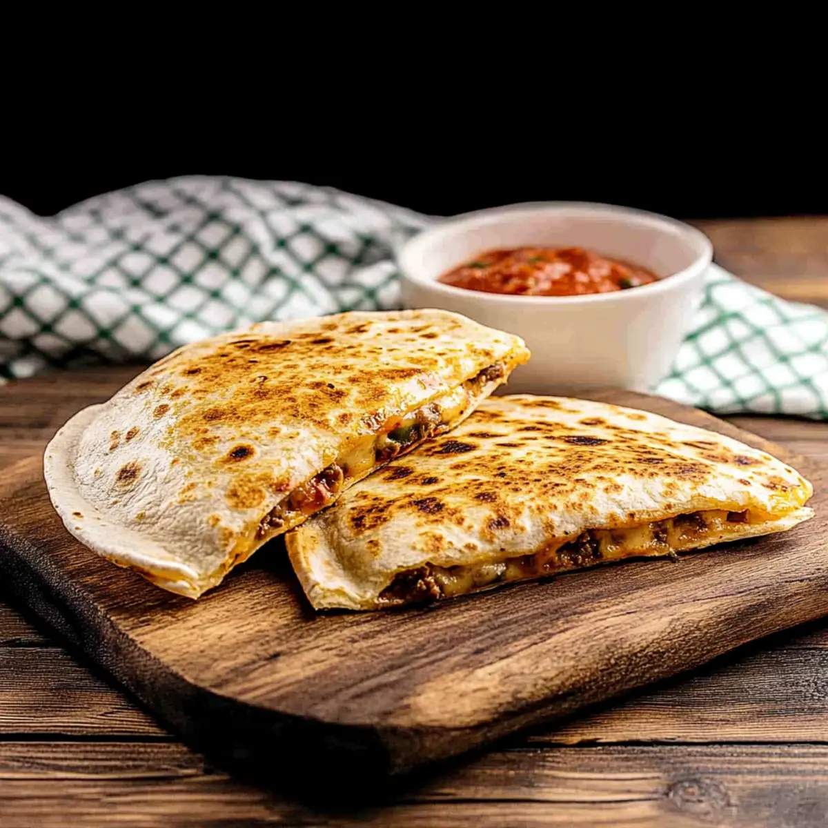 Easy and Crunchy: Bake Beef Quesadillas Easily at Home 1