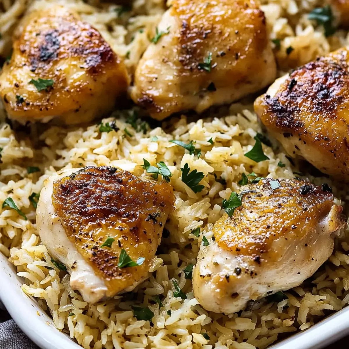 Easy & Delicious Quick Oven Baked Chicken & Rice One-Dish Dinner 26 Quick Oven Baked Chicken & Rice: Simple One-Dish Dinner!