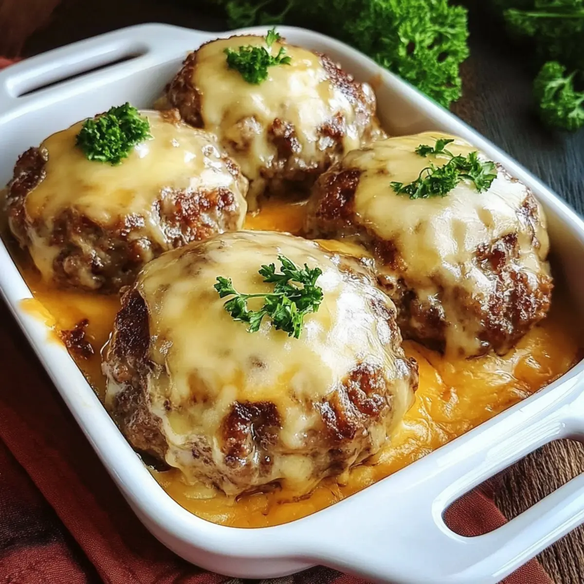 Irresistibly Juicy Cheesy Baked Meat Patties for Comfort Food Cravings 2