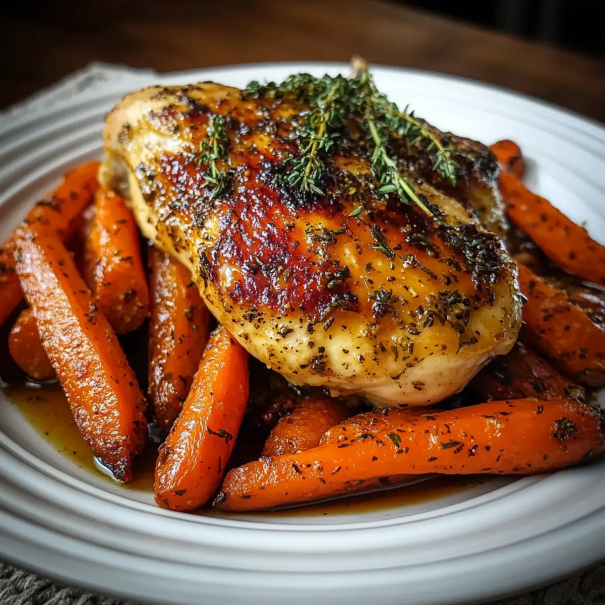 Honey Dijon Baked Chicken with Roasted Carrots | Easy & Delicious Fall Dinner 27 Honey Dijon Baked Chicken with Roasted Carrots | easy fall dinner
