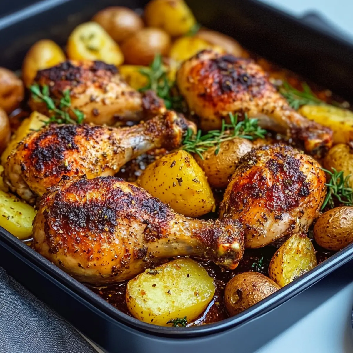Crispy and Juicy: Easy Oven Baked Chicken Legs with Potatoes 2 rce6jjc0onq3tvoeqfjo