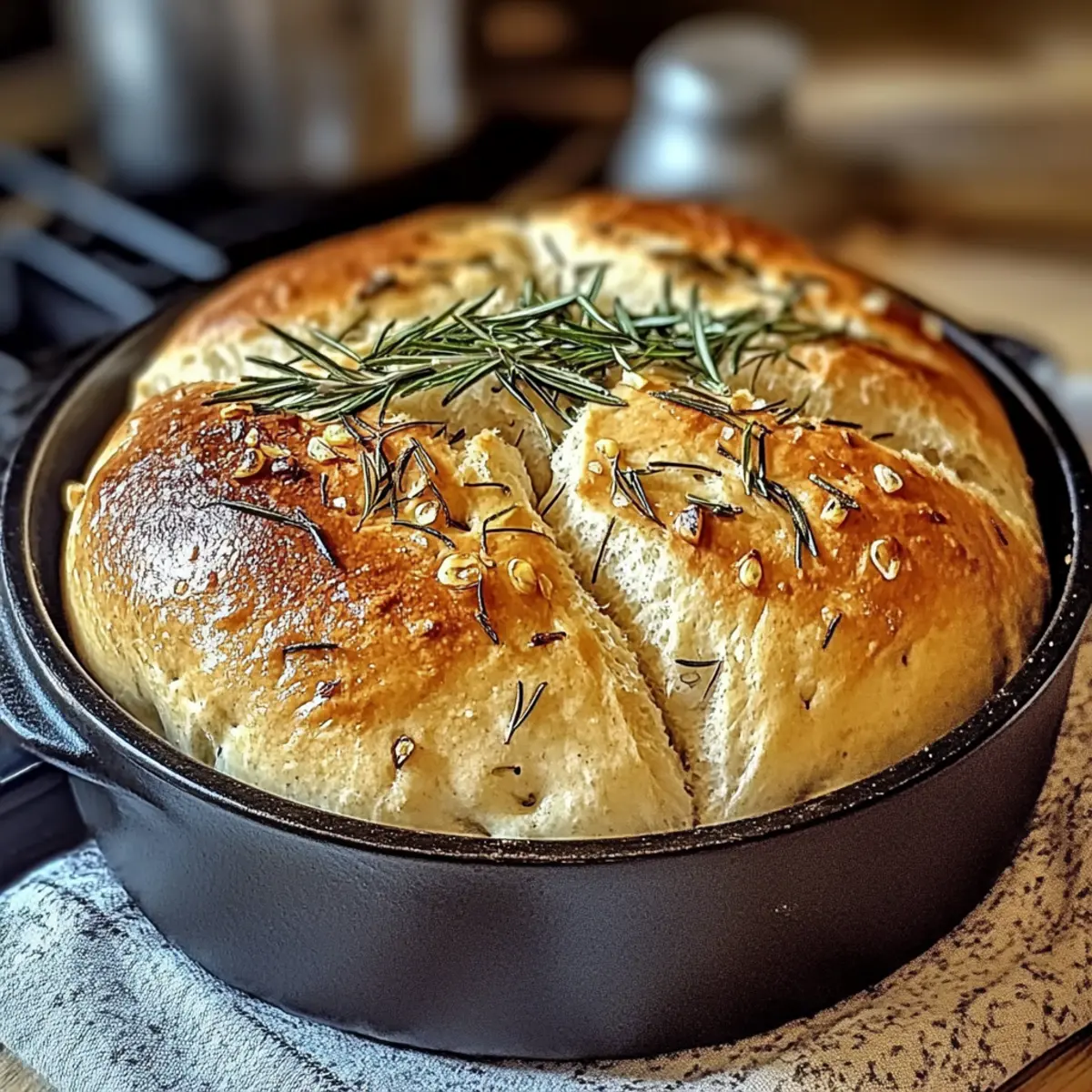 Irresistibly Easy Rustic No-Knead Rosemary Garlic Bread Recipe 3 tdwqcmekczkvlmbq89zo